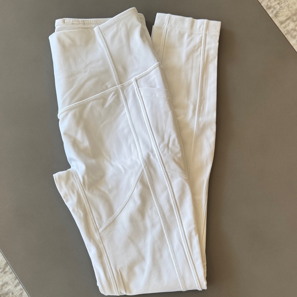 White High-Waist Lulu  Leggings